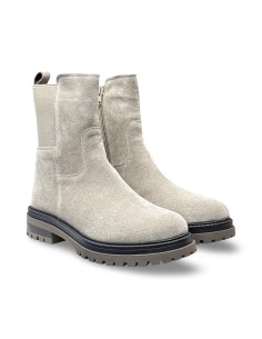 Keys K-11652 stivaletti donna in camoscio taupe
