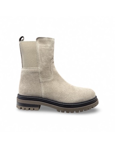 Keys K-11652 stivaletti donna in camoscio taupe