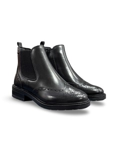 Keys K-11361 stivaletti donna in pelle nero