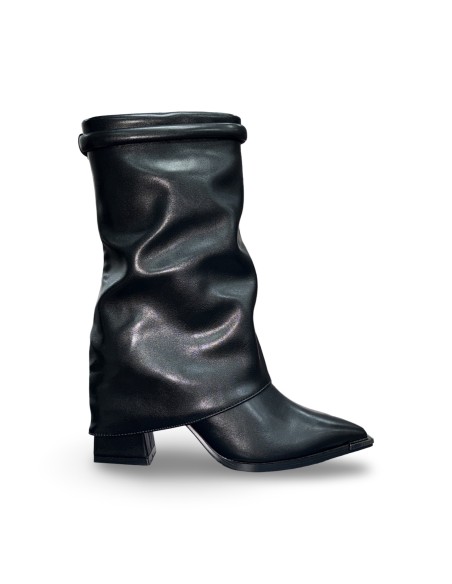 Keys K-11524 stivaletti donna in pelle nero