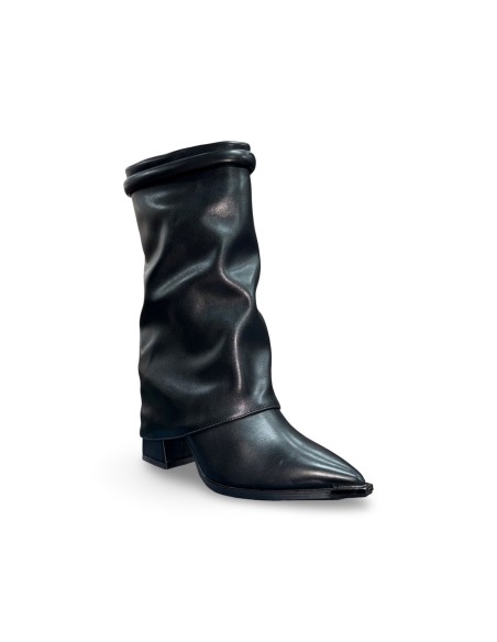 Keys K-11524 stivaletti donna in pelle nero