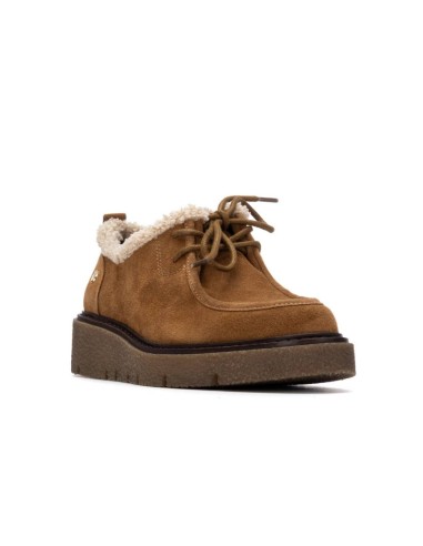 Carmela 162669 mocassini donna in camoscio color camel