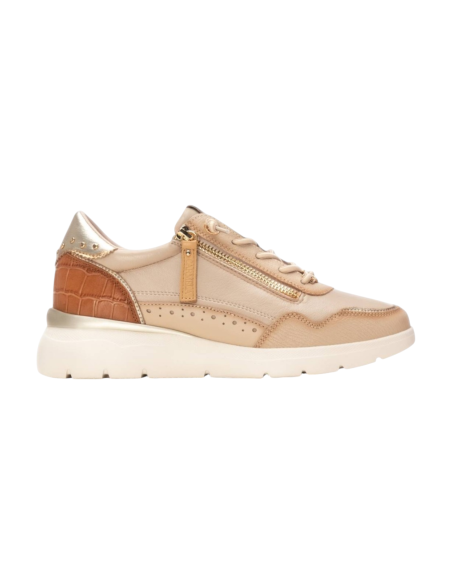 Carmela 162430 sneakers donna in pelle beige