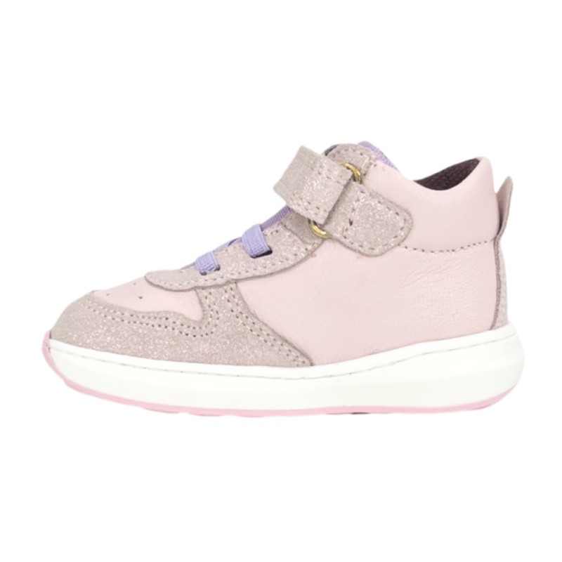 Primigi 4900400 sneakers bambina primi passi in pelle e camoscio rosa