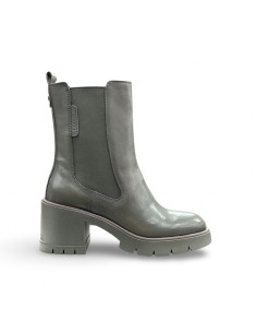 Carmela 161902 stivaletti donna in pelle verde