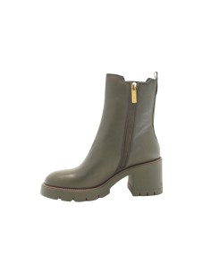 Carmela 161902 stivaletti donna in pelle verde 2