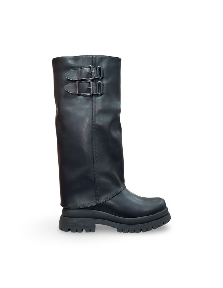 Queen Helena X33-94 stivali donna in pelle nero