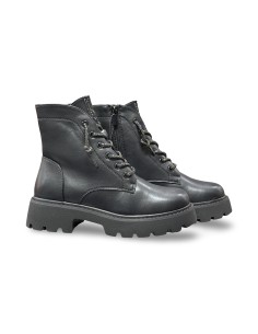 Queen Helena X31-54 stivaletti donna in pelle nero 2