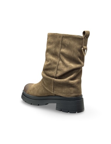 Queen Helena X33-51 stivaletti donna in pelle marrone