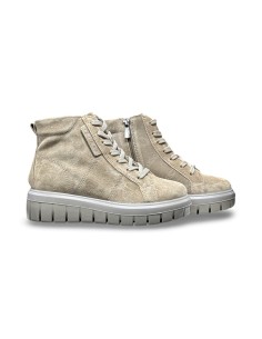 Igi&Co 8652922 sneakers donna in camoscio color biscotto 2