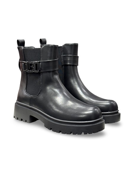Laura Biagiotti 9325 stivaletti donna in pelle nero
