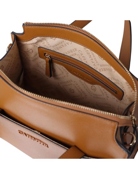 Cafe' Noir C3WA0901 borsa donna in pelle color cuoio