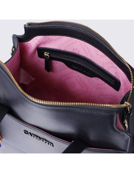 Cafe' Noir C3WA0901 borsa donna in pelle nero