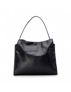 Carmela 186168 borsa donna in camoscio/pelle nero 2