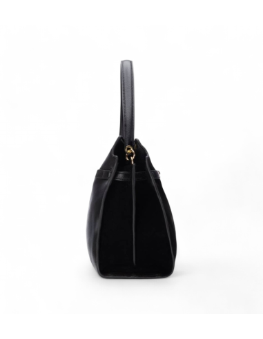 Carmela 186168 borsa donna in camoscio/pelle nero