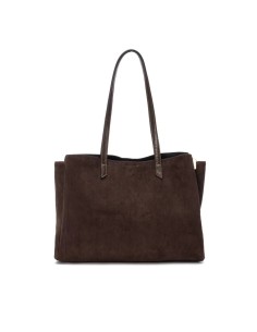 Carmela 186183 borsa donna in camoscio/zebra marrone/panna 2
