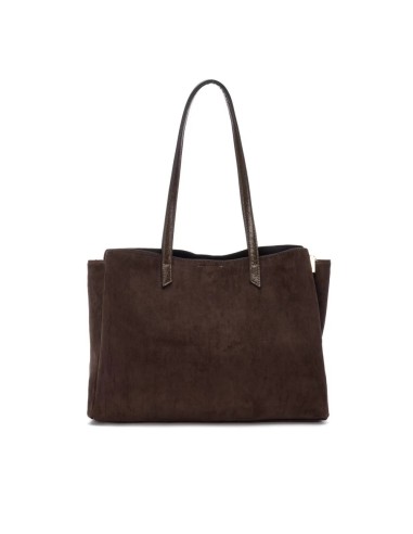 Carmela 186183 borsa donna in camoscio/zebra marrone/panna