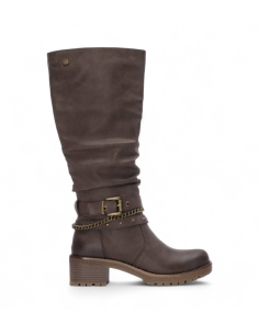 Refresh 173248 stivali donna in pelle marrone