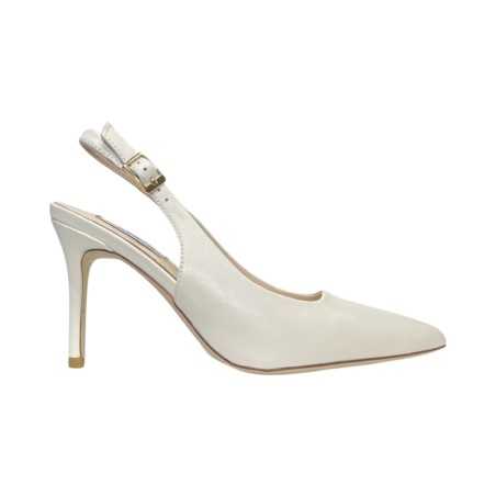 Keys K-9312 sandali donna in pelle color panna