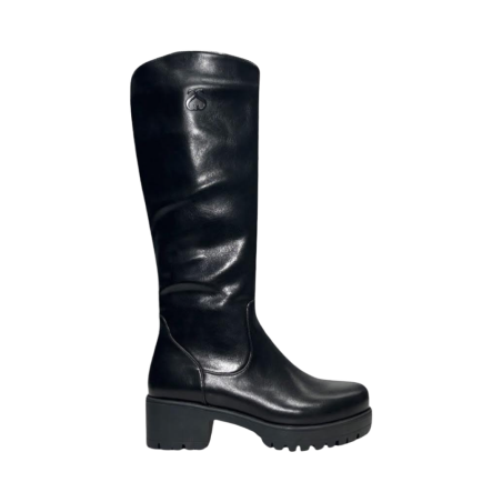 Solo Soprani CE234X stivali donna in similpelle nero