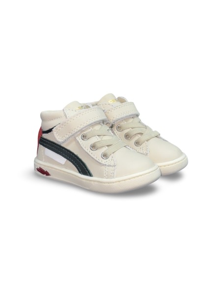 Primigi 8904422 sneakers bambino in pelle off white