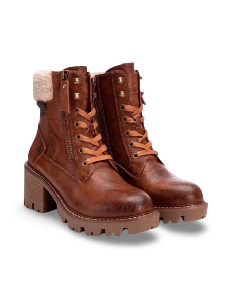 Refresh 172351 stivaletti donna in similpelle camel