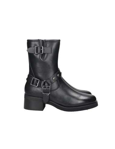 Keys K-10303 stivaletti donna in pelle nero