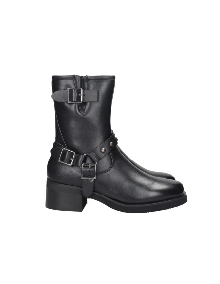 Keys K-10303 stivaletti donna in pelle nero