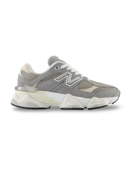 New Balance GC9060BA sneakers unisex da ragazzo/a in camoscio grigio