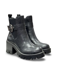 Refresh 172355 stivaletti donna in similpelle nero