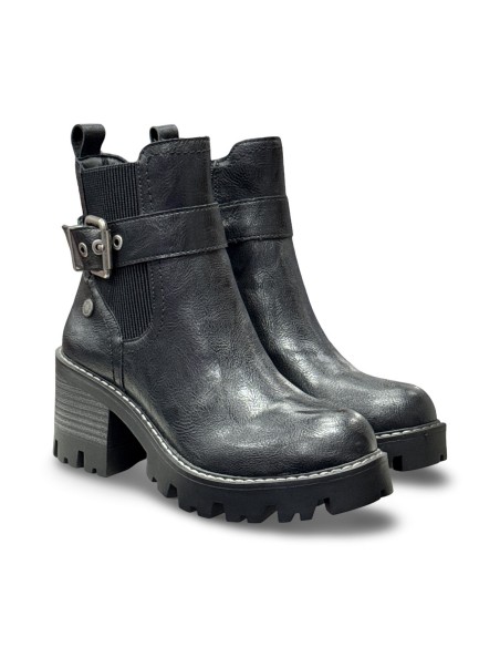 Refresh 172355 stivaletti donna in similpelle nero