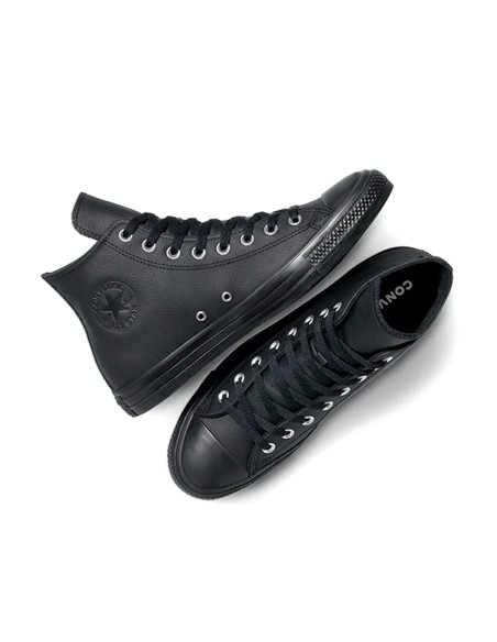 Converse Chuck Taylor All Star Leather WTR A17637C sneakers in pelle nero