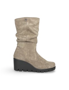 Enval Soft 4763233 stivali donna in camoscio beige