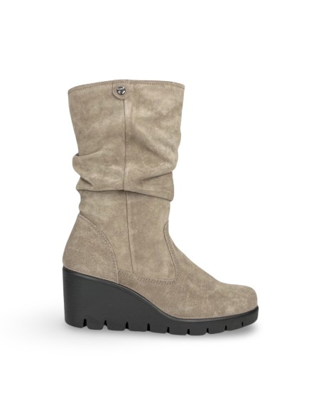 Enval Soft 4763233 stivali donna in camoscio beige