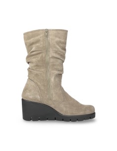 Enval Soft 4763233 stivali donna in camoscio beige 2