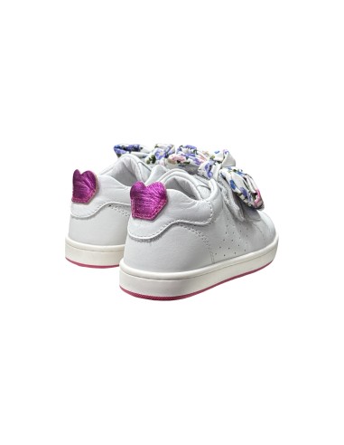 Balducci Soft CITA6353F sneakers bambina in pelle bianco/fucsia