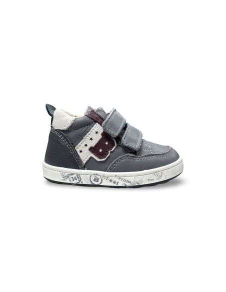 Balducci Soft CITA5668R sneakers bambino in pelle grigio