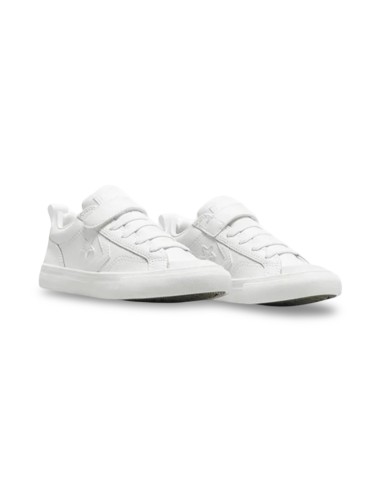 Converse Pro Blaze Strap Ox A08750C sneakers bambino/a in similpelle bianco