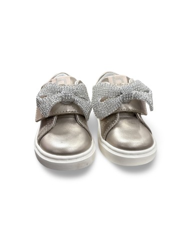 Balducci CSP5708C sneakers bambina in pelle color champagne