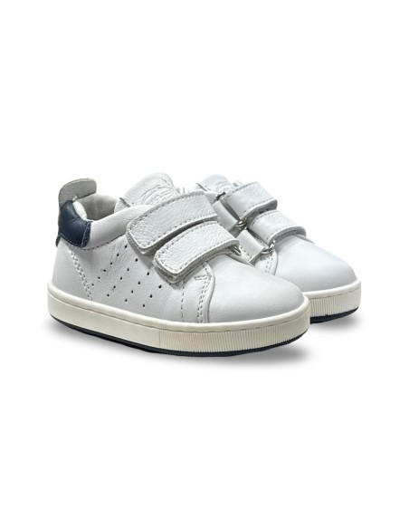 Balducci Soft CITA5823B sneakers bambino in pelle bianco/blu
