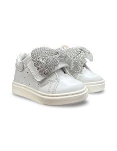 Balducci CSP5708B sneakers bambina in pelle bianco