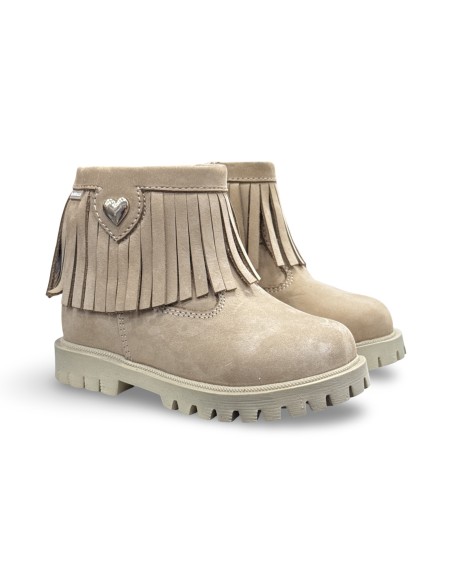 Balducci Soft Matrix 2532 stivaletti bambina in pelle color cammello