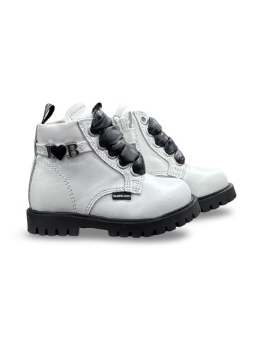 Balducci Soft Matrix 2338 stivaletti bambina in pelle bianco