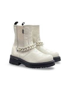 Balducci Kids VAIN1030A stivaletti bambina in pelle avorio