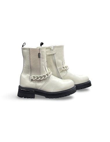 Balducci VAIN1030A stivaletti bambina in pelle avorio