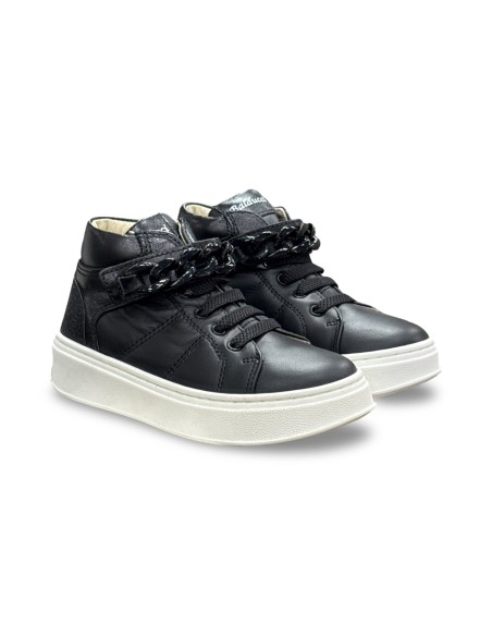 Balducci WALT1006N sneakers bambina in pelle nero