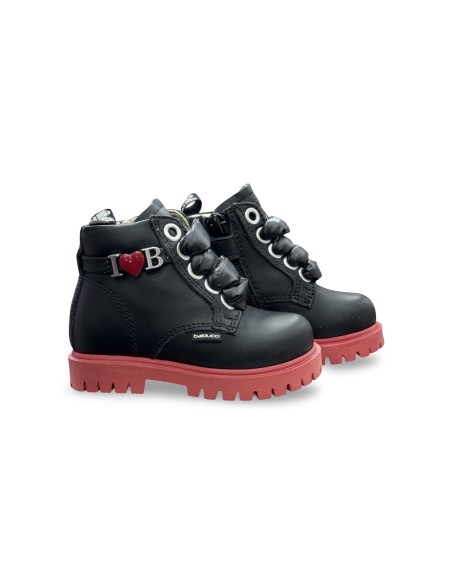 Balducci Soft MATRIX 2338 stivaletti bambina in pelle nero