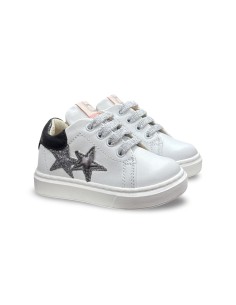 Balducci CSPORT 5300B sneakers bambina primi passi in pelle bianco