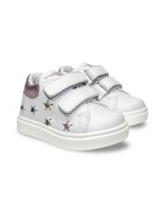 Balducci CITA6823R sneakers bambina in pelle bianco/rosa
