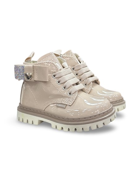 Balducci MATR2630C stivaletti bambina in vernice cipria